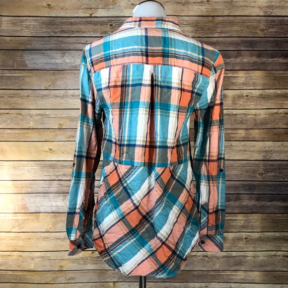 Anthropologie Holding Horses Seamed Plaid Tunic - Picture 3 of 8